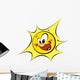 Happy Sun Black Outlines