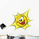 Happy Sun Black Outlines