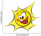Happy Sun Black Outlines