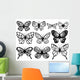 Butterflies Wall Mural