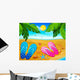 Flip-flops Sand Beach Illustration