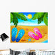 Flip-flops Sand Beach Illustration