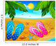 Flip-flops Sand Beach Illustration