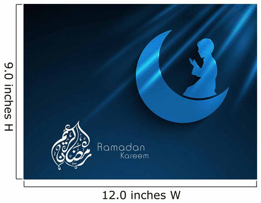 Concept for Muslim community Holy Month of Ramadan Kareem. Wall Mural