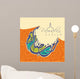 Concept for Muslim community Holy Month of Ramadan Kareem. Wall Mural