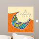 Concept for Muslim community Holy Month of Ramadan Kareem. Wall Mural