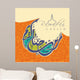 Concept for Muslim community Holy Month of Ramadan Kareem. Wall Mural