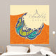 Concept for Muslim community Holy Month of Ramadan Kareem. Wall Mural