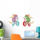Pegasus Rides Bicycle Wall Mural