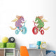 Pegasus Rides Bicycle Wall Mural