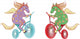 Pegasus Rides Bicycle Wall Mural