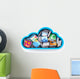 Cloud computing concept Wall Decal