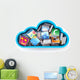 Cloud computing concept Wall Decal