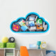 Cloud computing concept Wall Decal