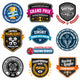 Racing emblems Wall Decal