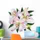 White Lily Wall Decal