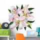 White Lily Wall Decal