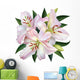 White Lily Wall Decal