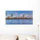 Panoramic Theboston Skyline across Wall Decal