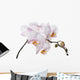 white orchid branch Wall Decal