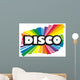 rainbow Disco Wall Decal