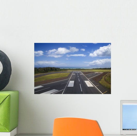Airport runway. Wall Mural