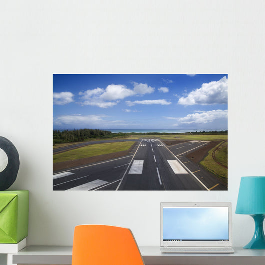 Airport runway. Wall Mural