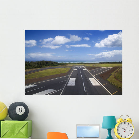 Airport runway. Wall Mural