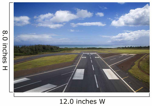 Airport runway. Wall Mural