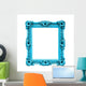 Turquoise Rectangular Frame Wall Decal