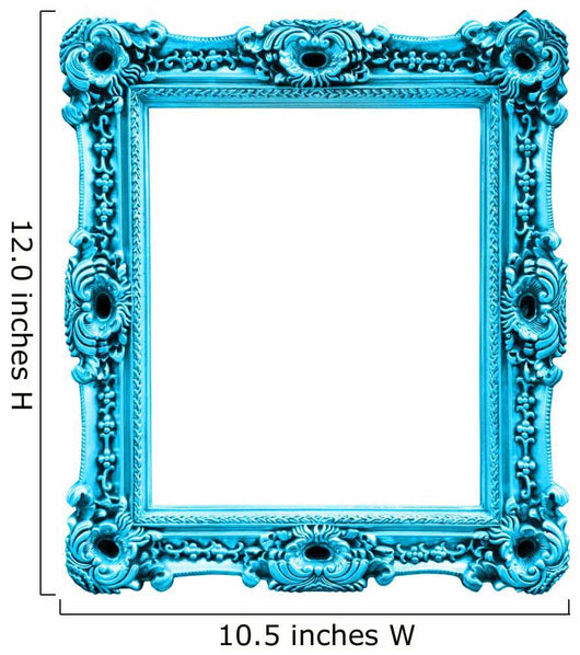 Turquoise Rectangular Frame Wall Decal