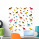 Cute Birds Wall Mural
