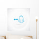 Groom bow and bride veil Wall Decal