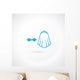Groom bow and bride veil Wall Decal