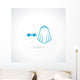 Groom bow and bride veil Wall Decal