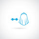 Groom bow and bride veil Wall Decal
