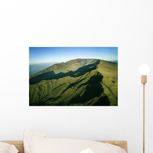 Green Maui Mountain Wall Mural