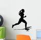 Running Silhouettes Vector Illustration
