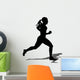 Running Silhouettes Vector Illustration