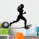 Running Silhouettes Vector Illustration
