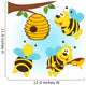 bees around a hive Wall Decal