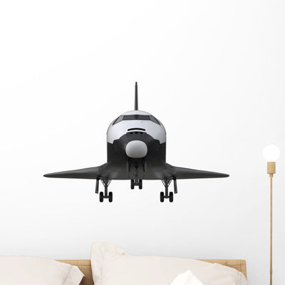 Space Shuttle shown on a wall