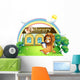 Lion outside Library Wall Decal
