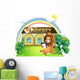 Lion outside Library Wall Decal