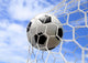Soccer Ball Net Blue