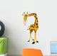 Girrafe Cartoon Wall Decal