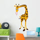 Girrafe Cartoon Wall Decal