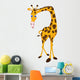 Girrafe Cartoon Wall Decal