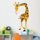 Girrafe Cartoon Wall Decal