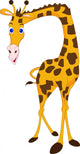 Girrafe Cartoon Wall Decal